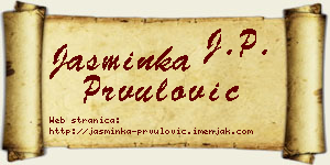 Jasminka Prvulović vizit kartica